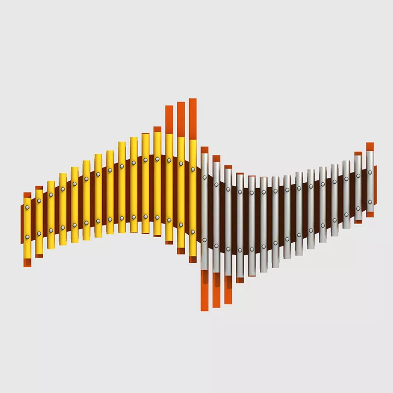 Alüminyum Alaşımlı Oyun Alanı Handpipes Dış Mekan Müzik Aletleri