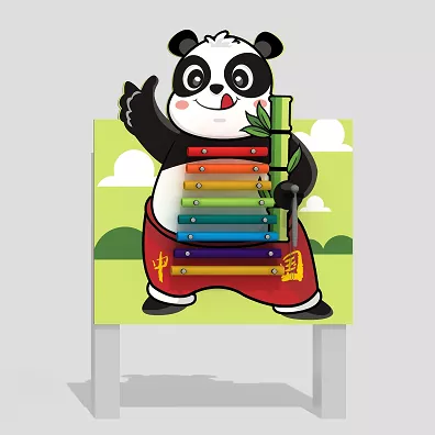 Panda şeklindeki perküsyon